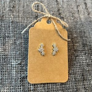 Star Trifecta Earrings- 14K Gold Plated
